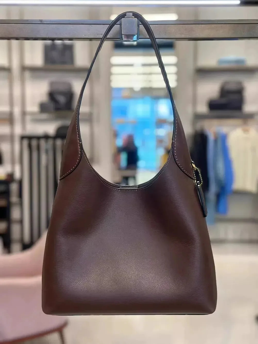 Nonecn Brooklyn Bag Tote Handbag Genuine Leather Minimalist