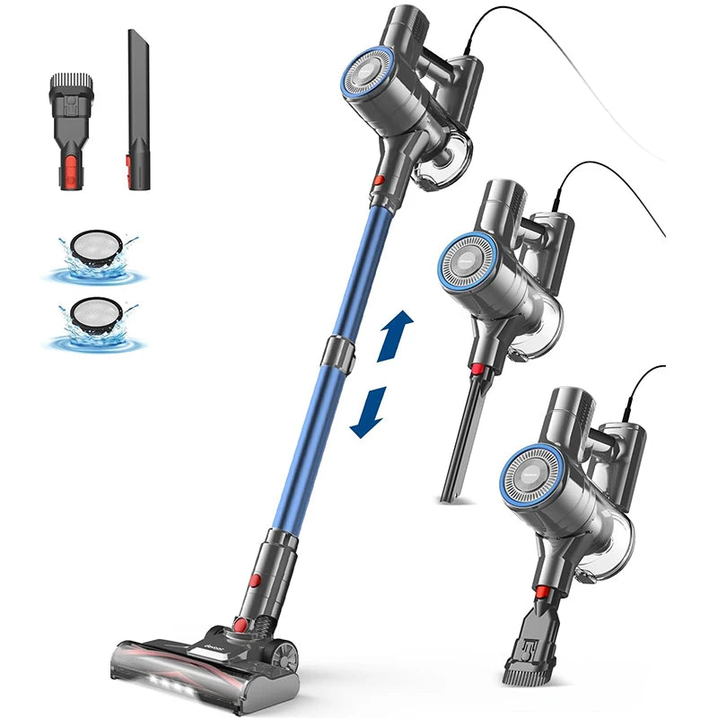 INSE I8 Corded Vacuum 600W 23KPa Stick Vacuum Pro X