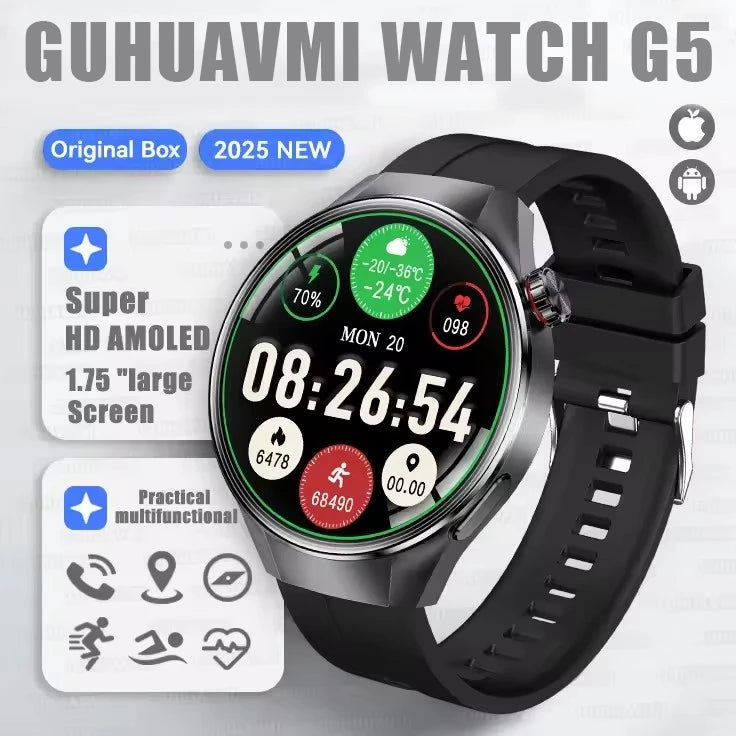 Originl G5 Plus Premium Multisport Smartwatch GPS Heart Rate BluetoothConnectivity