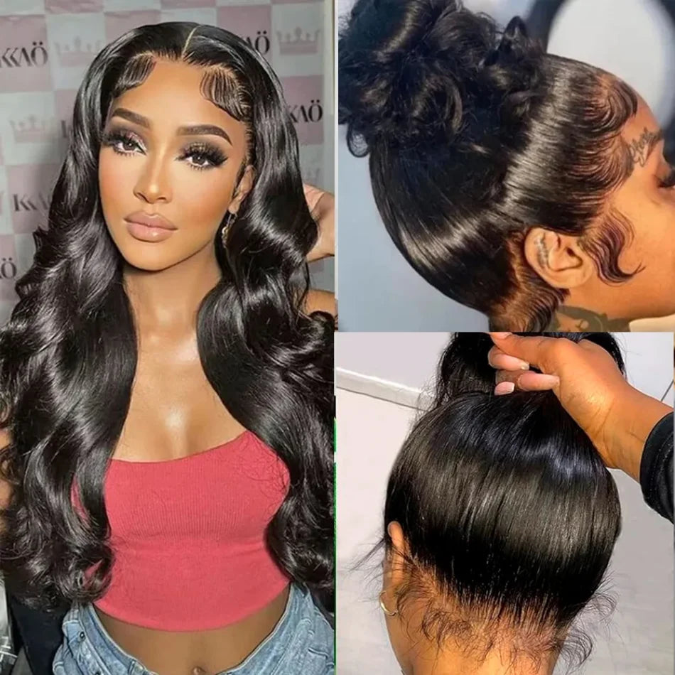 Smilegirl Deep Wave 360 Full Lace Wig Curly Human Hair