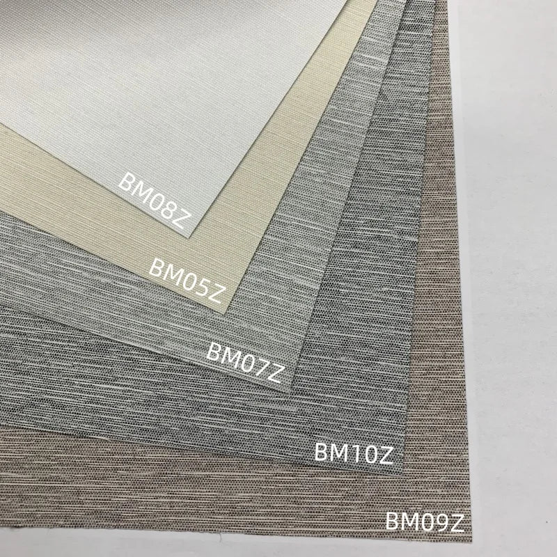 Polyester Wireless Zigbee Smart Window Shade Motorized Roller Blind Kitchen