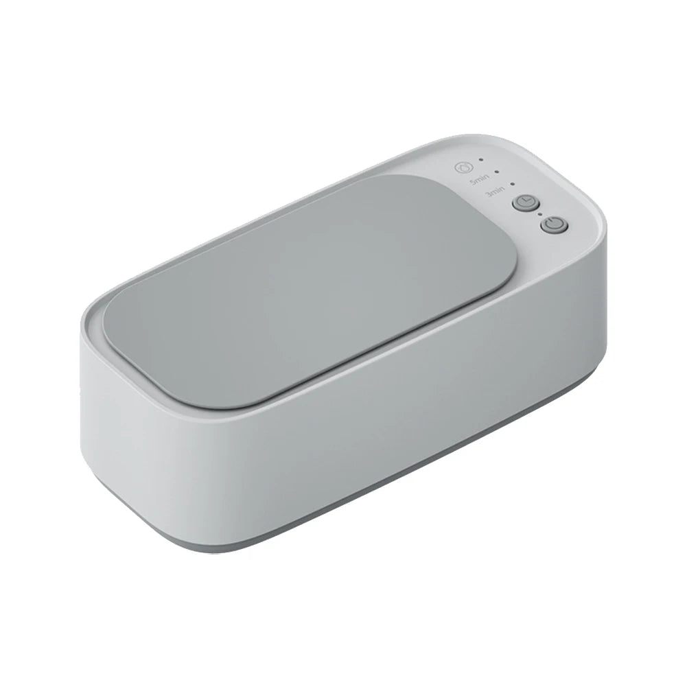 Portable Ultrasonic Cleaning Machine 45KHZ High Frequency Vibration Cleaner 360° Timing Washing for Jewelry/Eyeglass/Makeup Tool