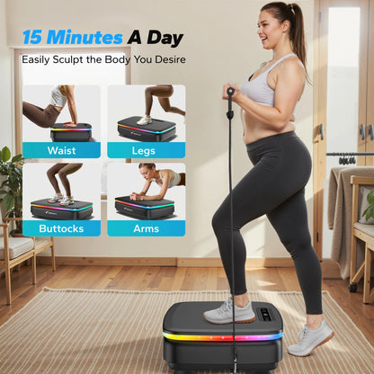 MERACH Vibration Plate Exercise Machine For Whole Body Workout