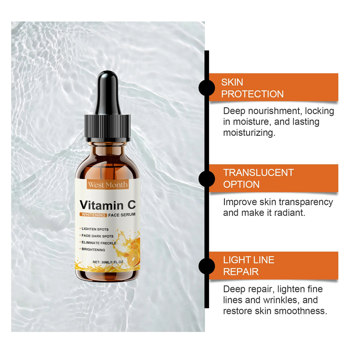 Vitamin C Facial Essence Serum For Dark Spot Brightening