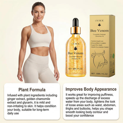 OUHOE Bee Venom Slimming Oil For Lymphatic Drainage And Firming
