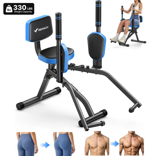 MERACH Adjustable Hip Abductor Machine for Glute and Thigh Training