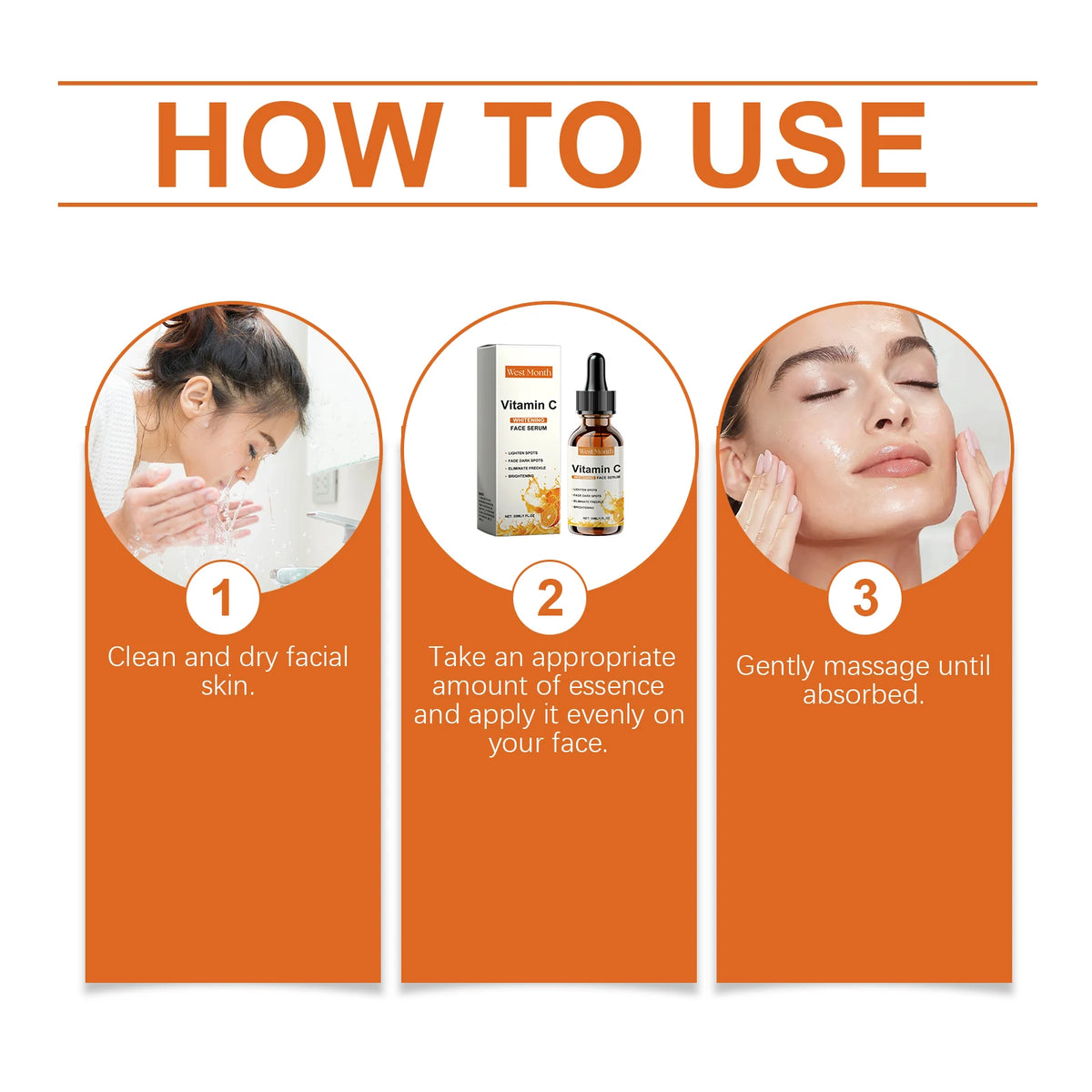 Vitamin C Facial Essence Serum For Dark Spot Brightening