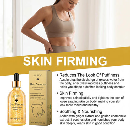 OUHOE Bee Venom Slimming Oil For Lymphatic Drainage And Firming