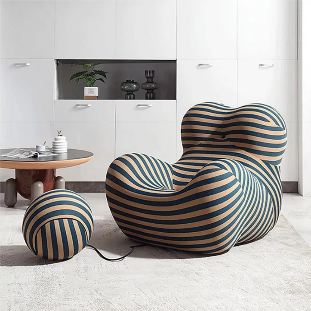 Living Room lazy sofa Lounge Single Chaise Balcony Bean Bag Recliner Lounges Balcony  Recliner Armchair Comfortable Chair