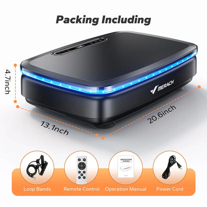 MERACH Vibration Plate Exercise Machine For Whole Body Workout