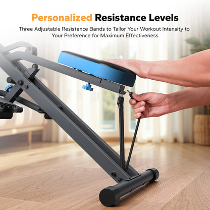 MERACH R07 Squat Machine 2 In 1 Squat Rowing Equipment