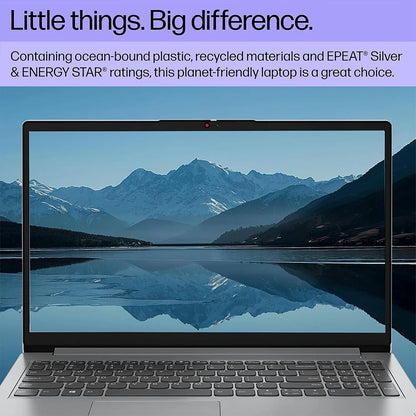 Lenovo Ideapad 1i 15.6" Business Laptop, Intel Celeron N4500, Up to 20GB RAM, 128GB eMMC+1TB PCIe SSD, WiFi 6, 1-Year Office 365