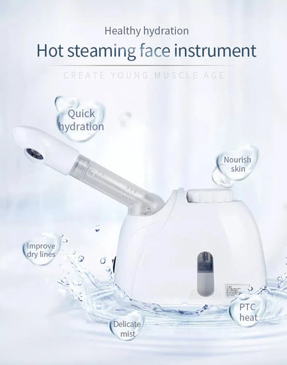 VamsLuna Ozone Facial Steamer Warm Mist Humidifier For Face