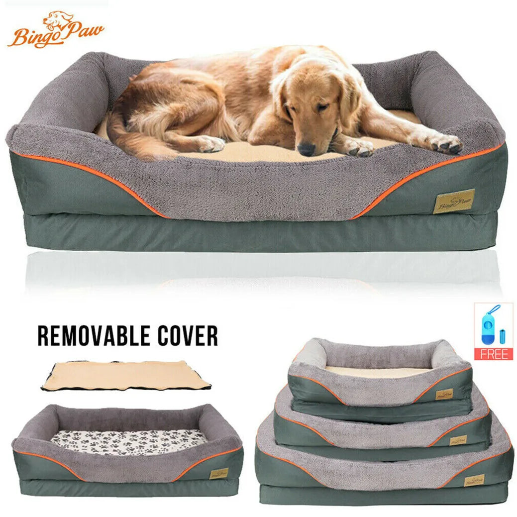 Bingopaw Heavy Duty Orthopedic Pet Bed Waterproof Cushion