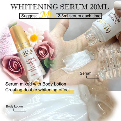 AILKE Whitening Skin Care Cream, Lightening Lotion, Remove Dark Spots With Glutathion, Shea Butter, Moisturizing Body Cream