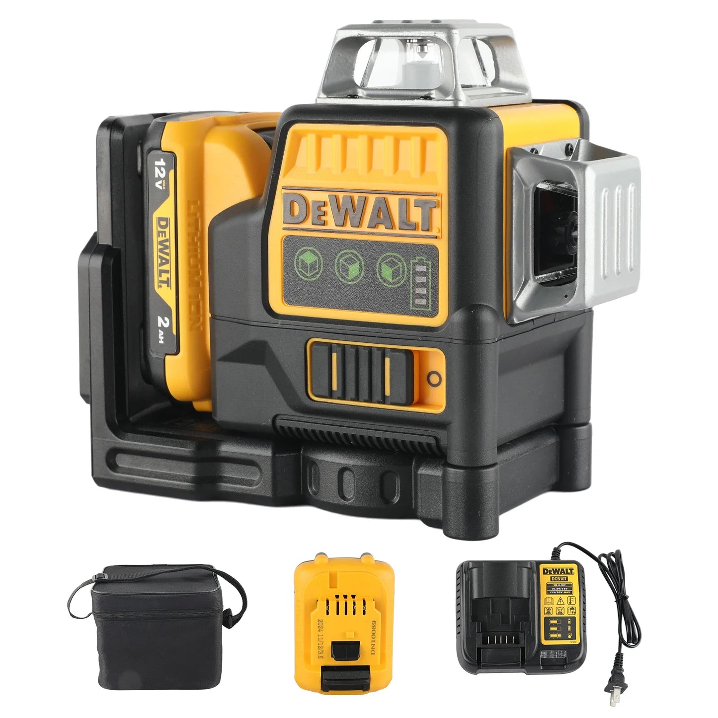 DeWalt DW089LG 360 Degree Laser Level 12V Battery Pack