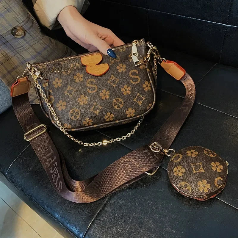 WKwk Luxurious Handbags, High-quality Shoulder Homeless Women's Bag Wallets, Metal Bags, Designer Bags