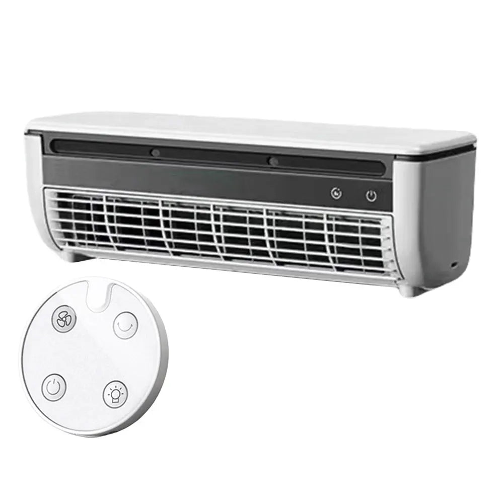 Wall-Mounted Air Cooling Fan 3 Speeds Desk Fan Rechargeable Electric Fan for Home Kitchen Bedroom Office