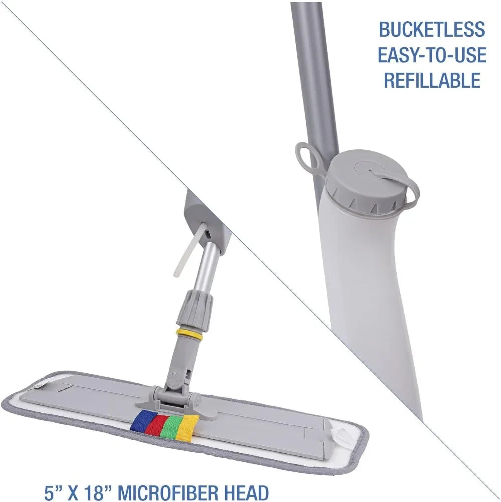 XMSJ 16MFM Microfiber Mop System Kit Pro for Cleaning