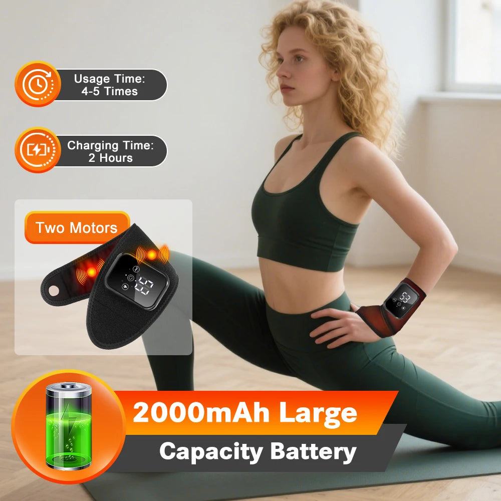 Agdoad Electric Heating Wrist Massager With Vibration Relief