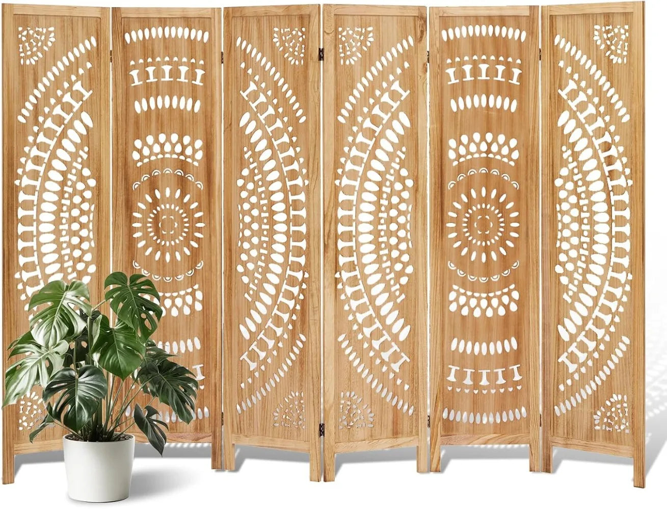 Hign-concerned Wood Folding Privacy Screen Room Divider