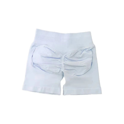 Impact Shorts with Logo Women Seamless Yoga Shorts Scrunch Bum Gym Shorts Workout Biker Short Fitness