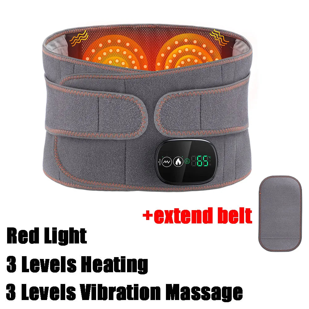 PASTSKY Infrared Waist Massager Belt With USB Charge And Vibration