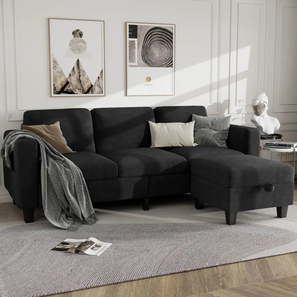 DAFIFY L Shaped Modern Sectional Sofa For Living Room