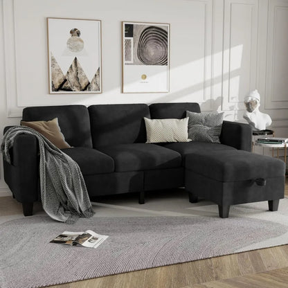 DAFIFY L Shaped Modern Sectional Sofa For Living Room