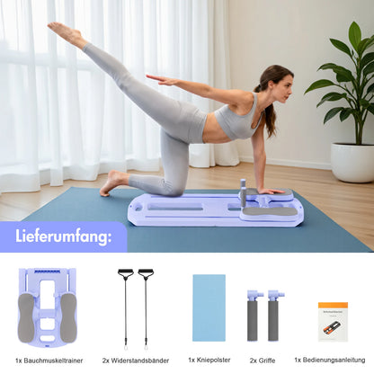 Foldable Pilates Ab Board 5 in 1 Multifunctional Core Training