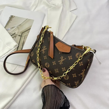 WKwk Luxurious Handbags, High-quality Shoulder Homeless Women's Bag Wallets, Metal Bags, Designer Bags