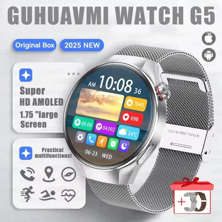 Originl G5 Plus Premium Multisport Smartwatch GPS Heart Rate BluetoothConnectivity