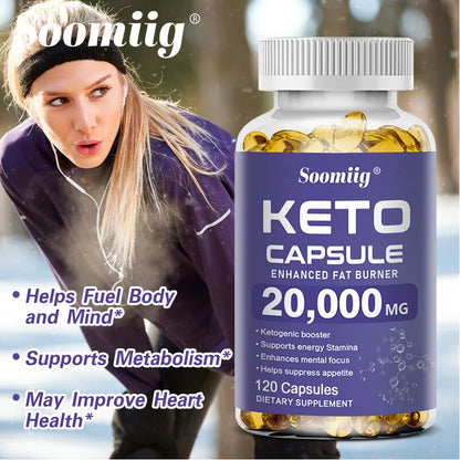 Weight Loss 100% Organic Keto Detox Capsules Flat Belly Deep Cleansing Detox Provides Energy Fat Burning Appetite Suppressant