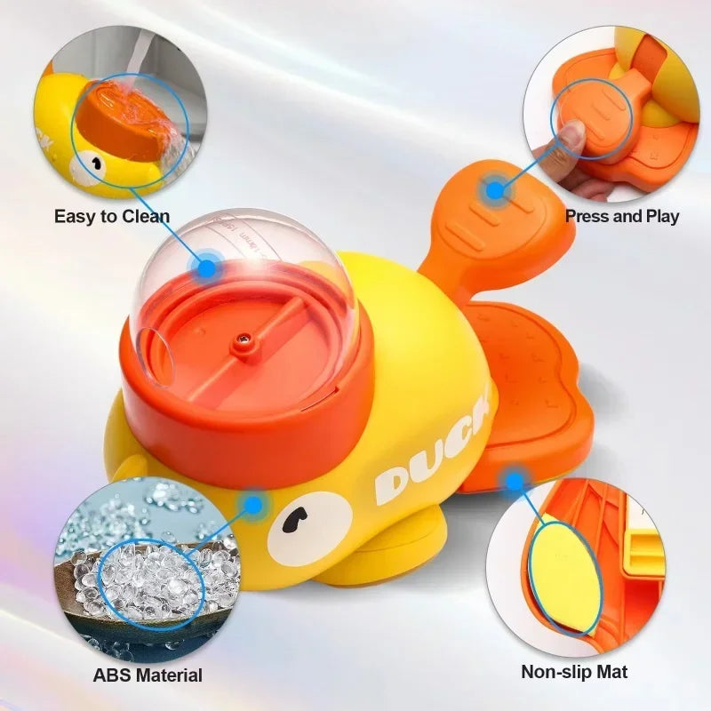 Dog Puzzle Feeder Interactive Treat Dispenser Cartoon Duck Design Anti Slip
