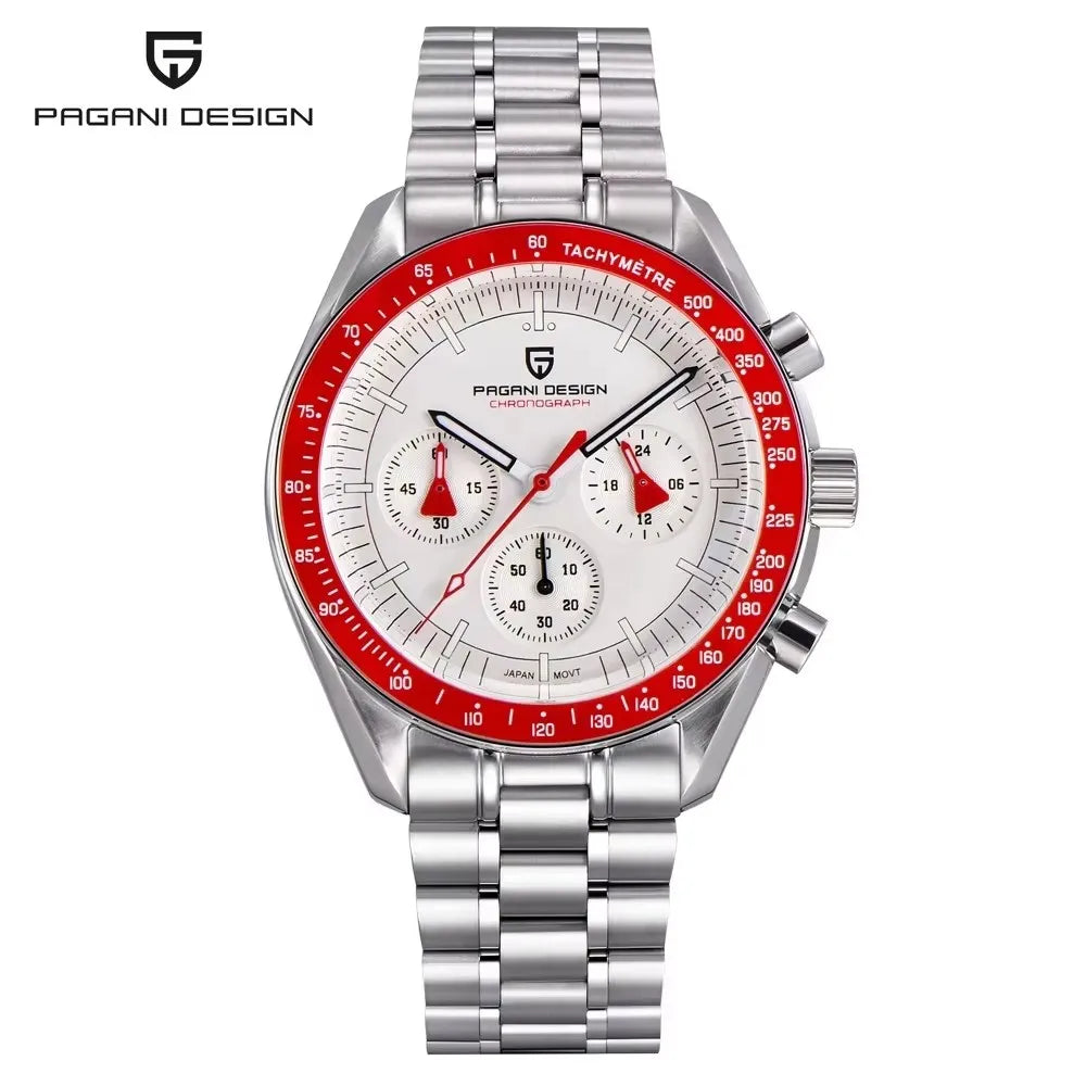 PAGANI DESIGN Moon V6 Men's Luxury Quartz Chronograph Watch