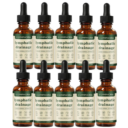Lymphatic Drainage Liquid Drops - Immune & Lymph System Support Supplement Natural Herbal Blends Promotes Lymph Circulation & Re