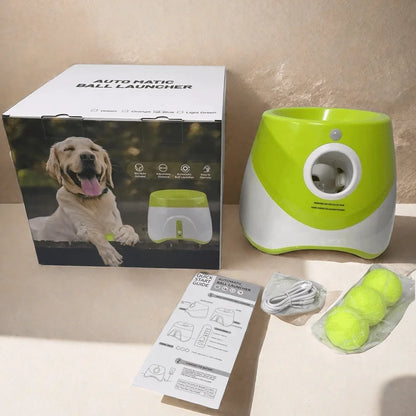 Automatic Ball Launcher For Dogs USB Rechargeable ABS Toy