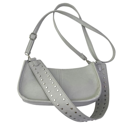 Women Retro Shoulder Bag Adjustable Strap Underarm Satchel Bag Casual Vintage Armpit Bag Crossbody Sling Bag Girl Stylish Purse