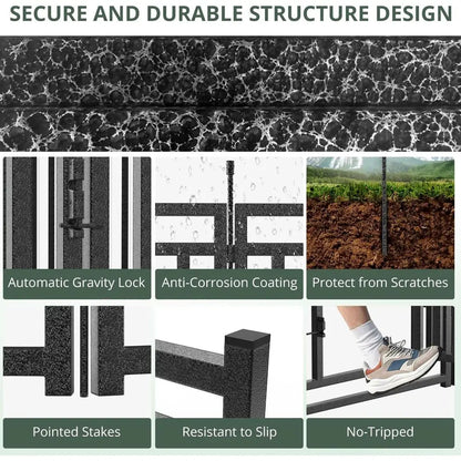 Portable 16-Panel Dog Playpen For Indoor And Outdoor Use