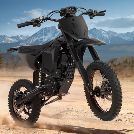 QRONGE X1 Spark Dirt Bike 4500W Peak 60 Mile Range