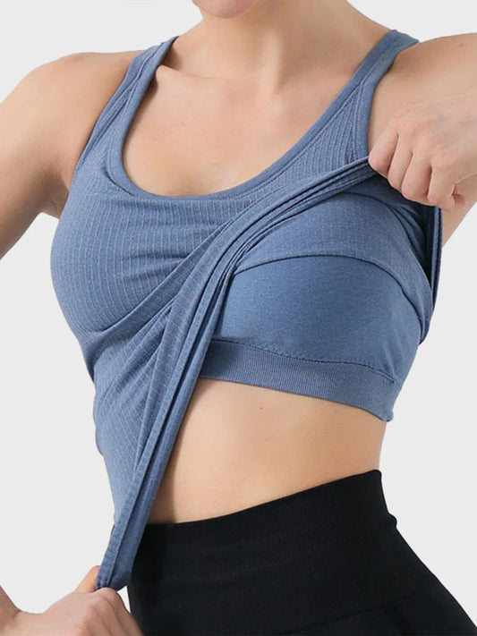 Women Yoga Tank Top Quick Dry Fitness Shirt For Running