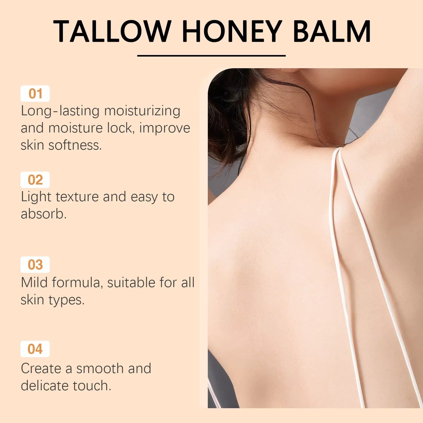 WIYUN Bee Venom Cream Hydrating Tallow Honey Balm For Skin