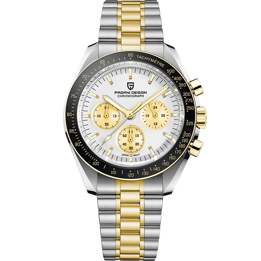 2026 New PAGANI DESIGN Tribute to CK2998 Moon Watch Retro Luxury Quartz Watches For Men Stainless Steel Sport Chronograph Man