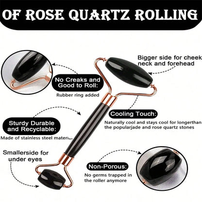 Premium Ice Face Roller And Gua Sha Tool Set Beauty