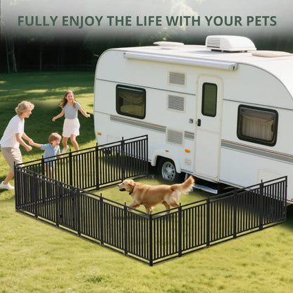 Portable Dog Playpen for Outdoor and Indoor Use with 16 Panels, 40" Height Ideal for RV and Camping