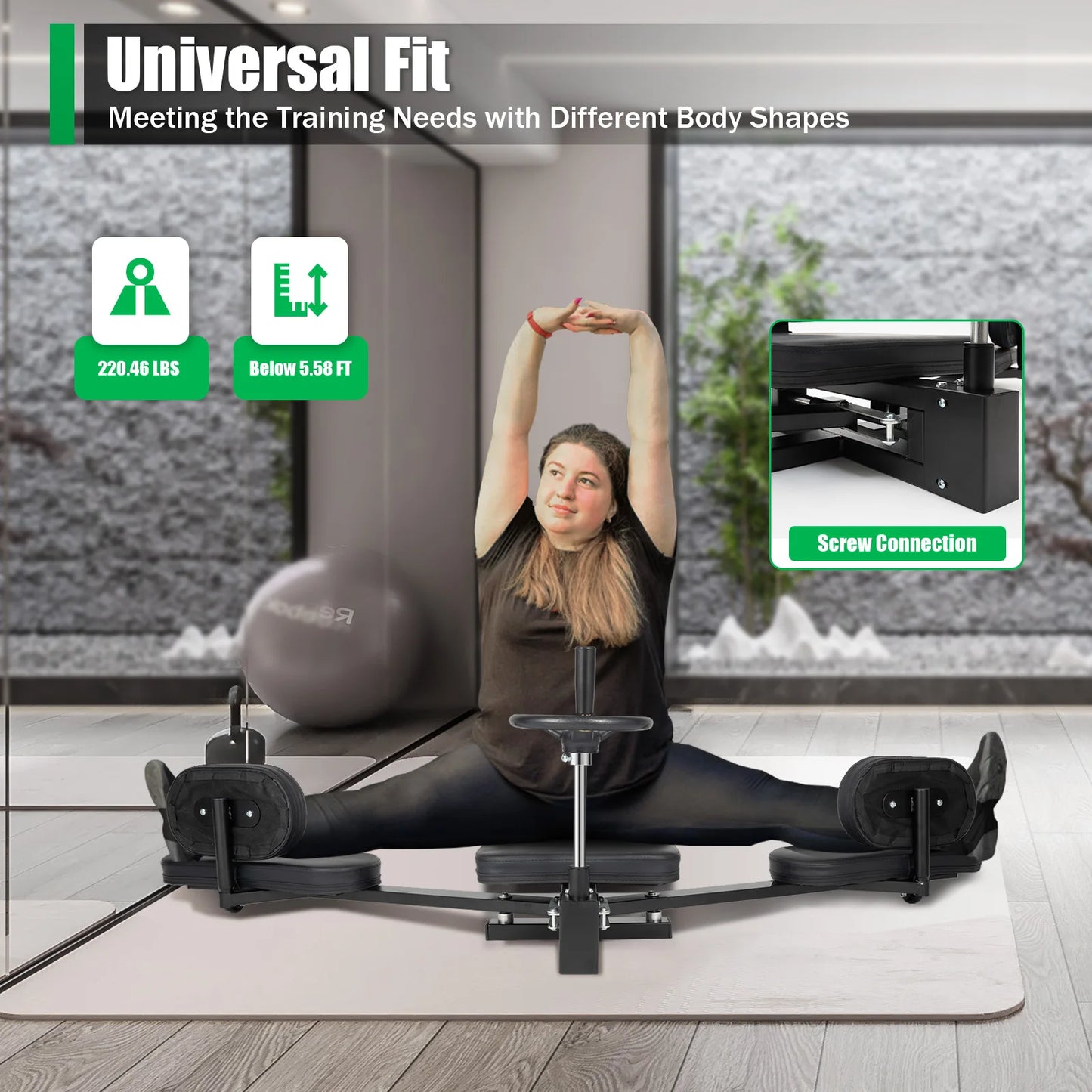 Leg Stretcher Fitness Training Equipment For Ballet Yoga Gym