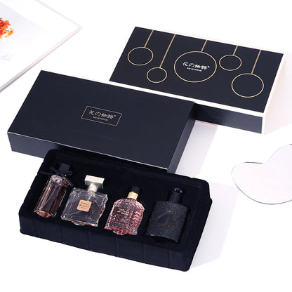 Original Women's Perfume 105ml Four-Piece Set with Fresh Long-Lasting Eau De Parfum Gift Box Plant Floral Scent