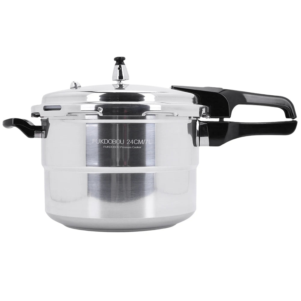 Pressure Cooker with Steaming Plate Small Pressure Cooker Household Stovetop Pressure Canner for Gas Stove Induction Cooker