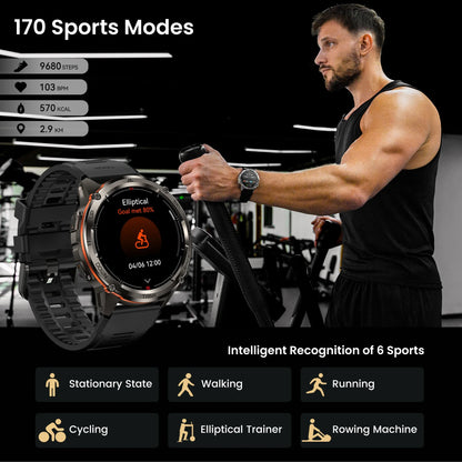 KOSPET TANK T3 Ultra 2 Smart Watch For Men GPS Stainless Steel Smartwatch 50M Waterproof IP69K Health Monitor for Android iOS