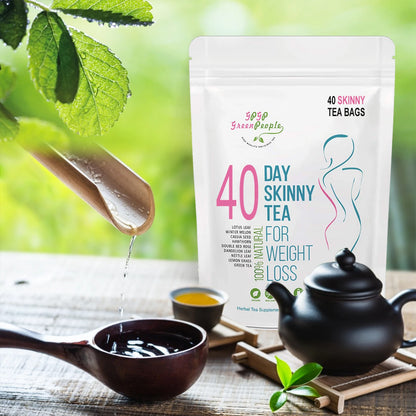 IMATCHME Natural 40 Days Herbal Skinny Detox Weight Loss Supplement No Caffeine